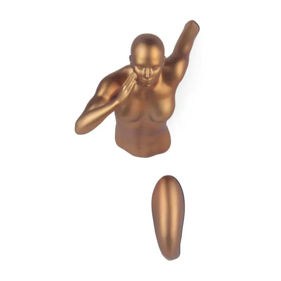 Infinity Woman 28cm Bronze Resin Wall Sculpture