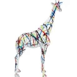 Inked Giraffe 100cm Multicolour Resin Indoor Sculpture