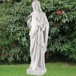 Jesus Christ 97cm Marble Resin Garden Statue