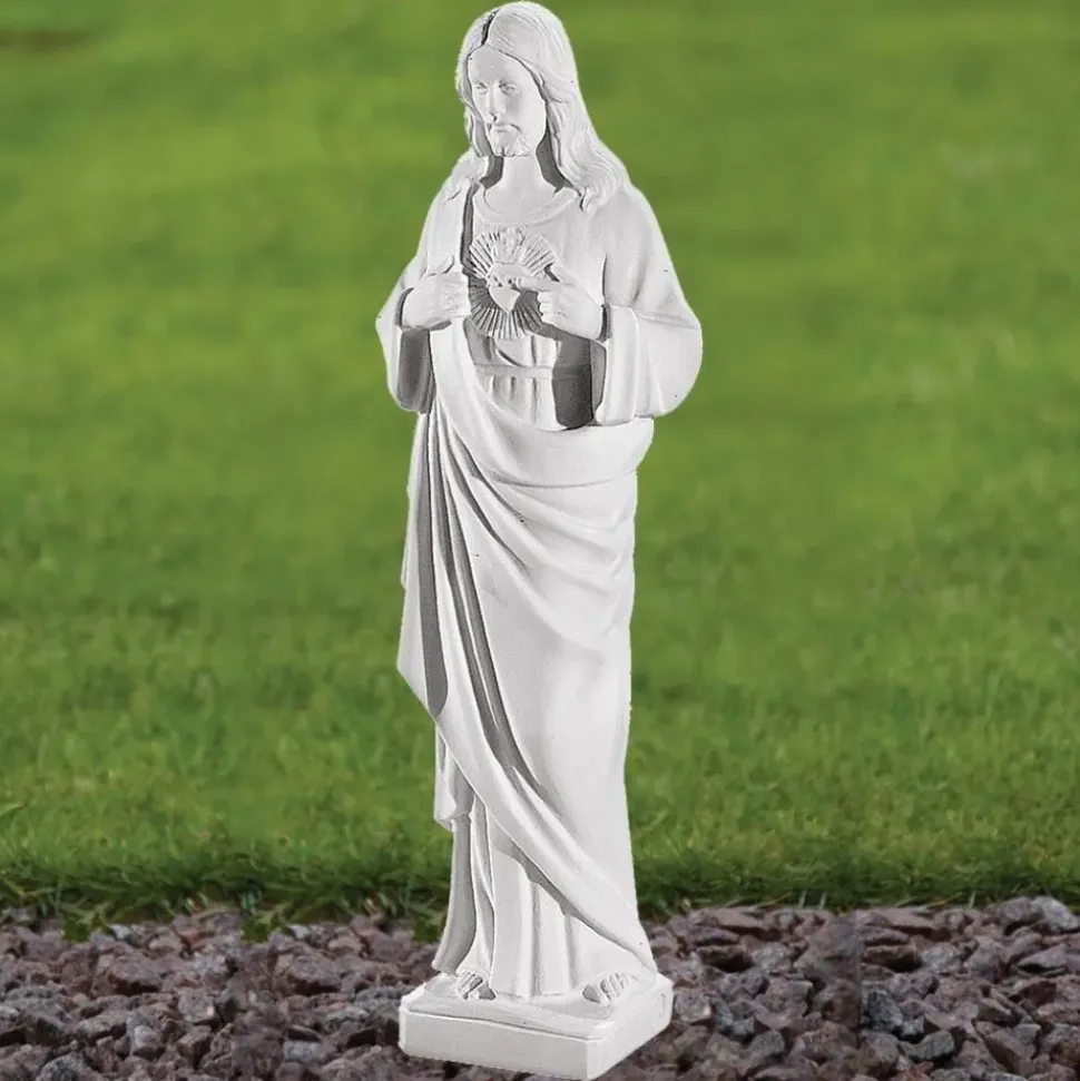 Jesus Christ 37cm Marble Resin Garden Statue