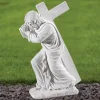 Jesus Christ 28cm Marble Resin Garden Statue