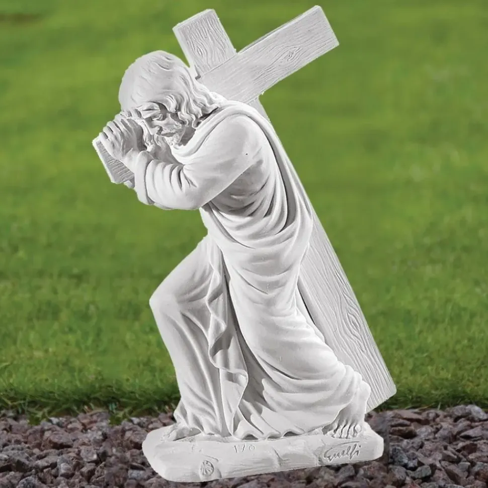 Jesus Christ 28cm Marble Resin Garden Statue