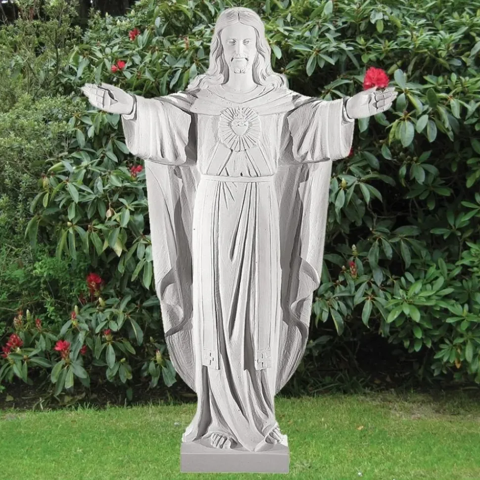 Jesus Christ 107cm Marble Resin Garden Statue