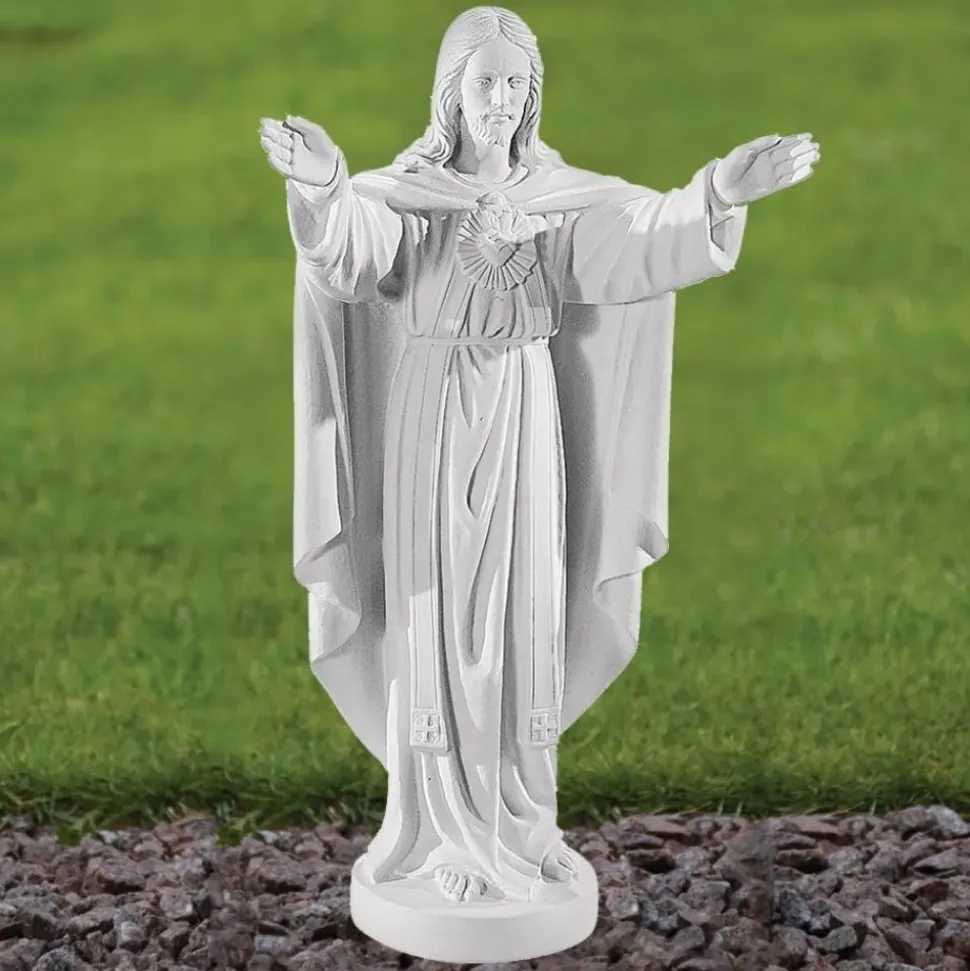 Jesus Christ 79cm Marble Resin Garden Statue