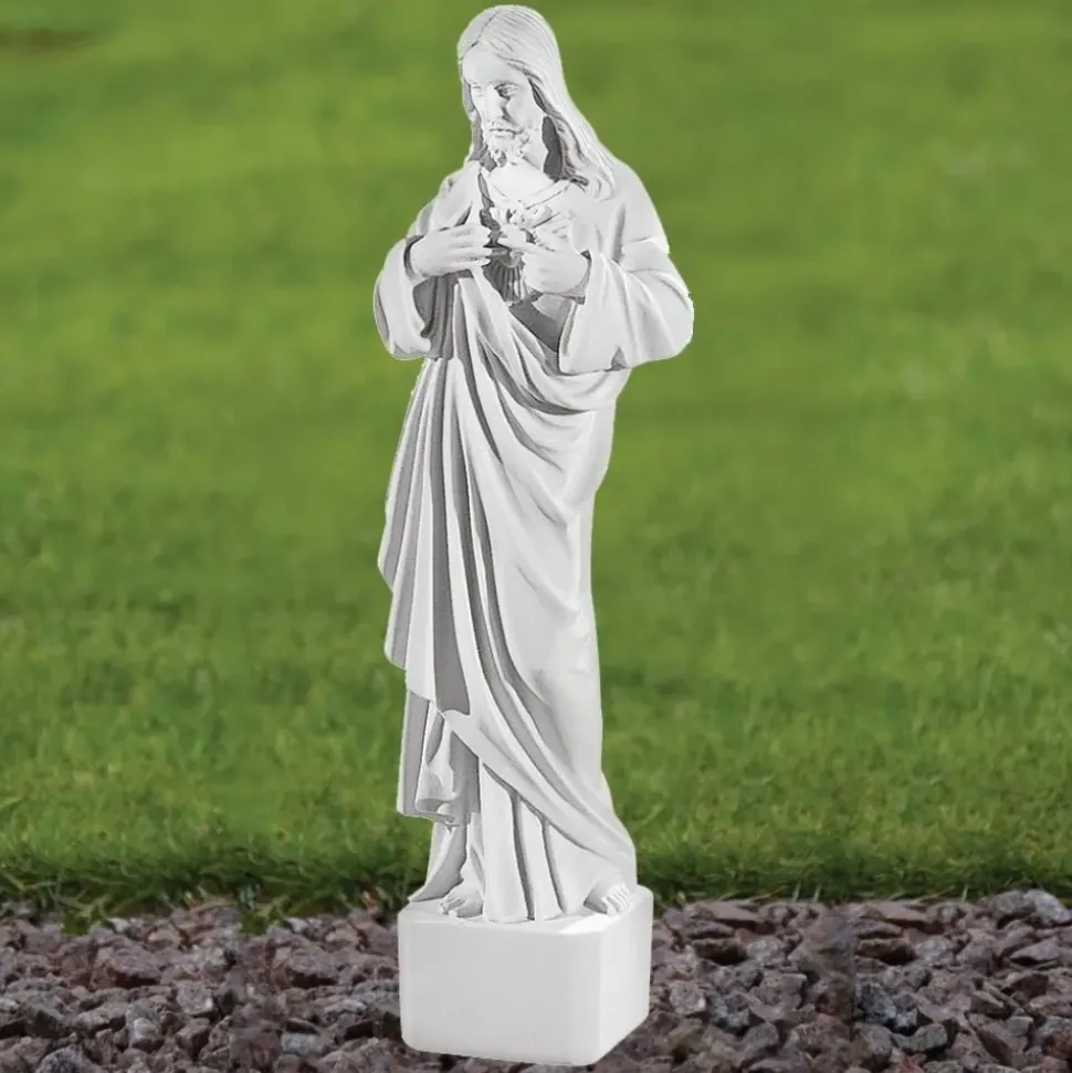 Jesus Christ 42cm Marble Resin Garden Statue