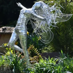 Kaida Fairy Metal Wire Garden Sculpture