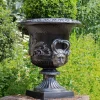 Knightsbridge Urn Bronze Metal Garden Planter