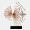 Linear Motion 64cm Gold Metal Indoor Sculpture