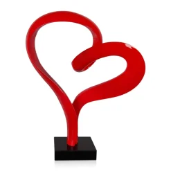 Love Flux 46cm Red Resin Indoor Sculpture