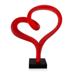 Love Flux 46cm Red Resin Indoor Sculpture