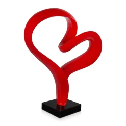 Love Flux 46cm Red Resin Indoor Sculpture