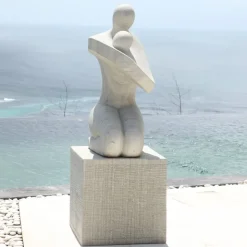 Loved One Contemporary Stone Garden Sculpture