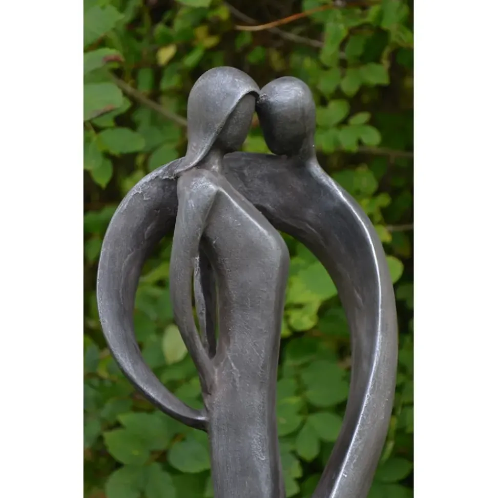 Loving Kiss Modern Poly Resin Garden Statue