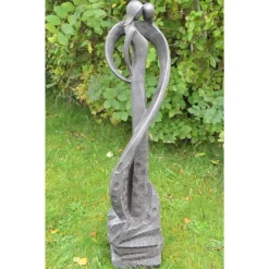 Loving Kiss Modern Poly Resin Garden Statue