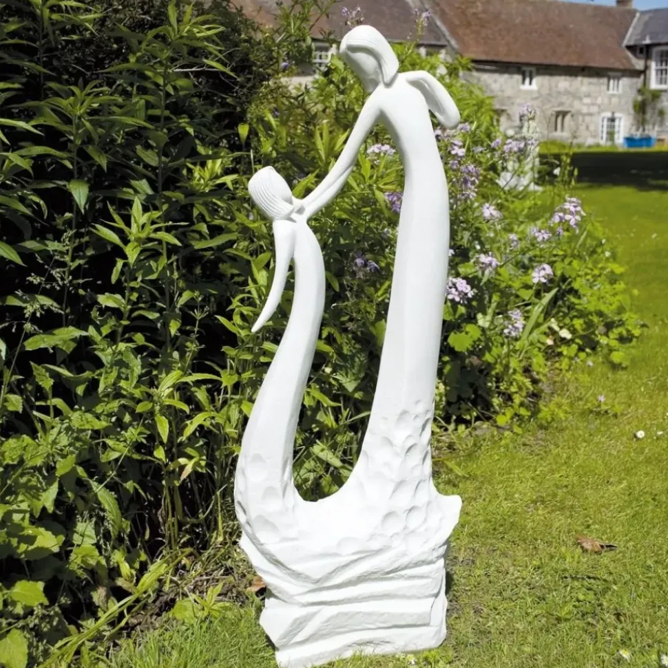 Loving Mother Modern Poly Resin Garden Statue
