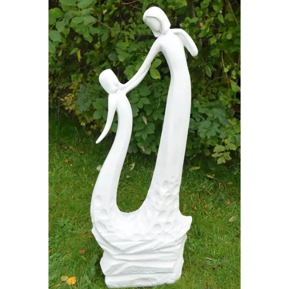 Loving Mother Modern Poly Resin Garden Statue