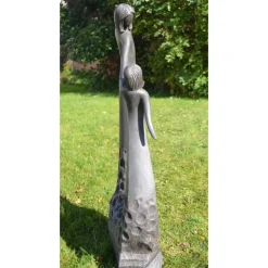 Loving Mother Modern Poly Resin Garden Statue