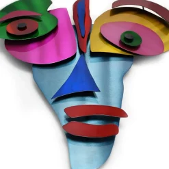 Lucid Visage 59cm Abstract Metal Indoor Sculpture