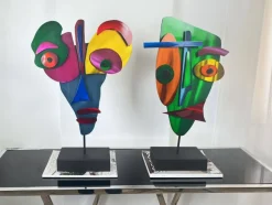 Lucid Visage 59cm Abstract Metal Indoor Sculpture