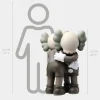 Lucify Affection 135cm Brown Resin Indoor Sculpture