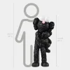 Lucify Bedtime 135cm Black Resin Indoor Sculpture