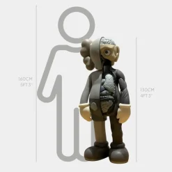 Lucify Biofusion 130cm Grey Resin Indoor Sculpture