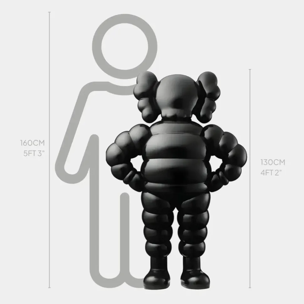 Lucify Bounce 130cm Black Resin Indoor Sculpture