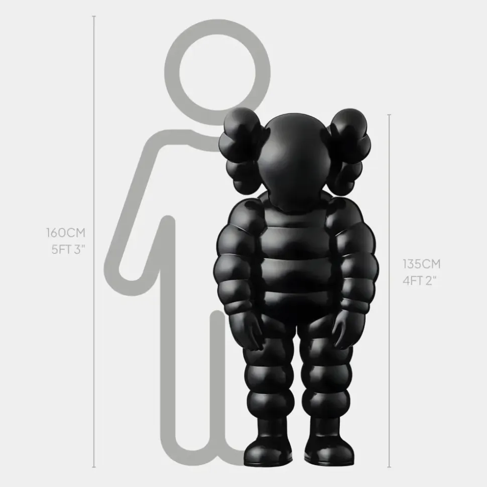 Lucify Bounce 135cm Black Resin Indoor Sculpture