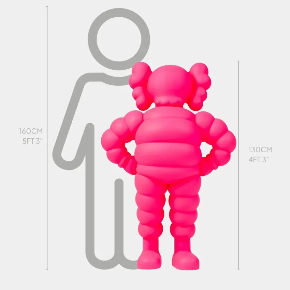 Lucify Bounce 130cm Pink Resin Indoor Sculpture