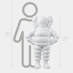 Lucify Bounce 130cm White Resin Indoor Sculpture