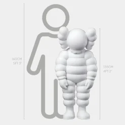 Lucify Bounce 135cm White Resin Indoor Sculpture