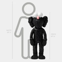 Lucify Fuzz 135cm Black Resin Indoor Sculpture