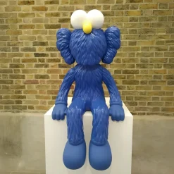Lucify Fuzz 70cm Blue Resin Indoor Sculpture