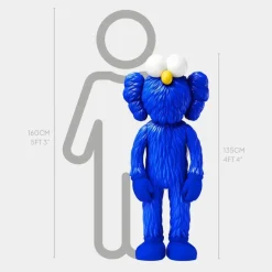 Lucify Fuzz 135cm Blue Resin Indoor Sculpture