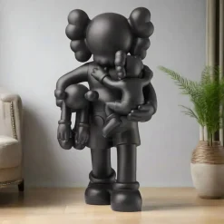 Lucify Go 200cm Black Resin Indoor Sculpture