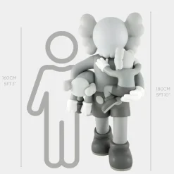 Lucify Go 180cm Grey Resin Indoor Sculpture