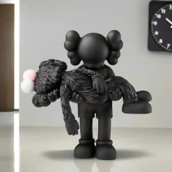 Lucify Guardian 135cm Black Resin Indoor Sculpture