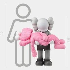 Lucify Guardian 135cm Pink Resin Indoor Sculpture