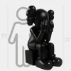 Lucify Hide 163cm Black Resin Indoor Sculpture