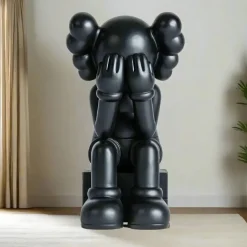 Lucify Hide 163cm Black Resin Indoor Sculpture