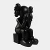 Lucify Hide 70cm Black Resin Indoor Sculpture