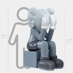 Lucify Hide 163cm Grey Resin Indoor Sculpture