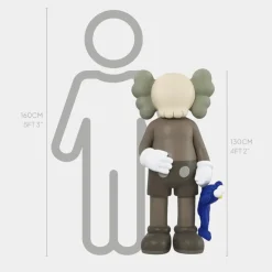 Lucify Playtime 130cm Brown Resin Indoor Sculpture
