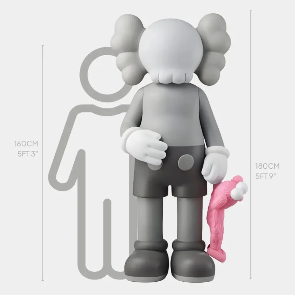 Lucify Playtime 180cm Grey Resin Indoor Sculpture