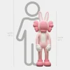 Lucify Rabbit 130cm Pink Resin Indoor Sculpture
