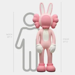 Lucify Rabbit 170cm Pink Resin Indoor Sculpture