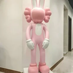 Lucify Rabbit 170cm Pink Resin Indoor Sculpture