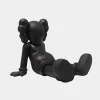 Lucify Relax 85cm Black Resin Indoor Sculpture