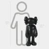Lucify Seek 100cm Black Resin Indoor Sculpture