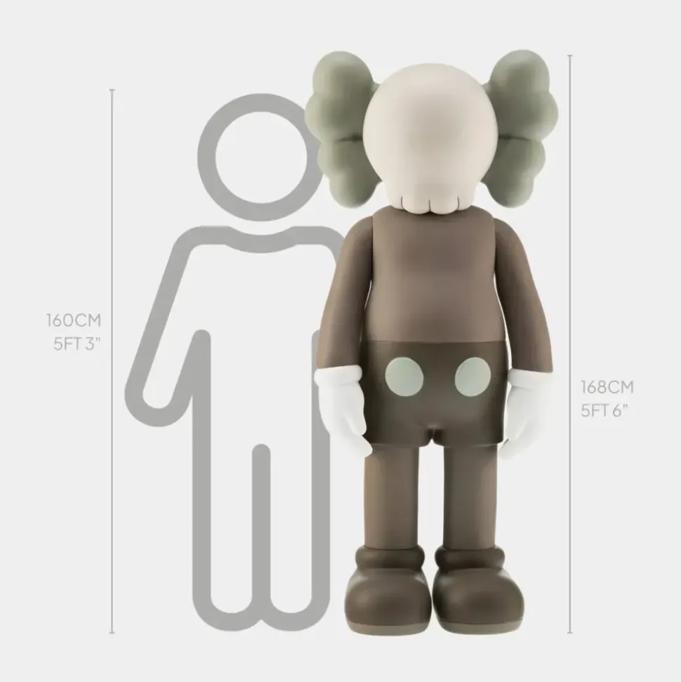 Lucify Seek 168cm Brown Resin Indoor Sculpture
